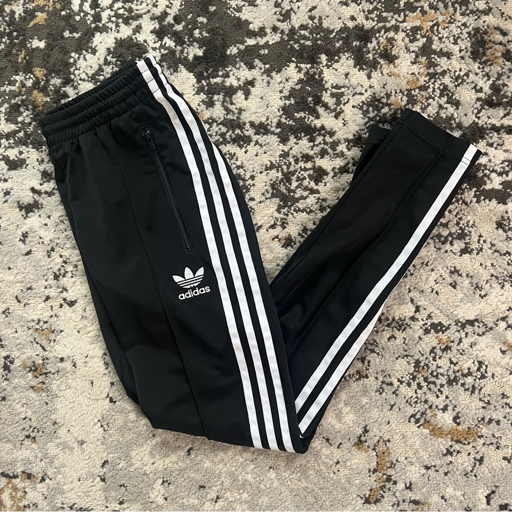 Adidas 3 Stripe Skinny Track Pant